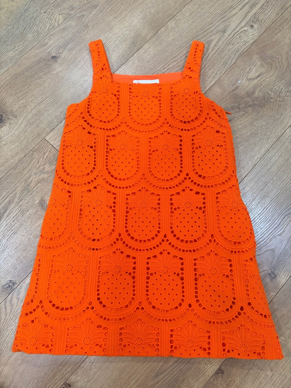 Gianni Bini bright orange dress with pineapples - Size 5